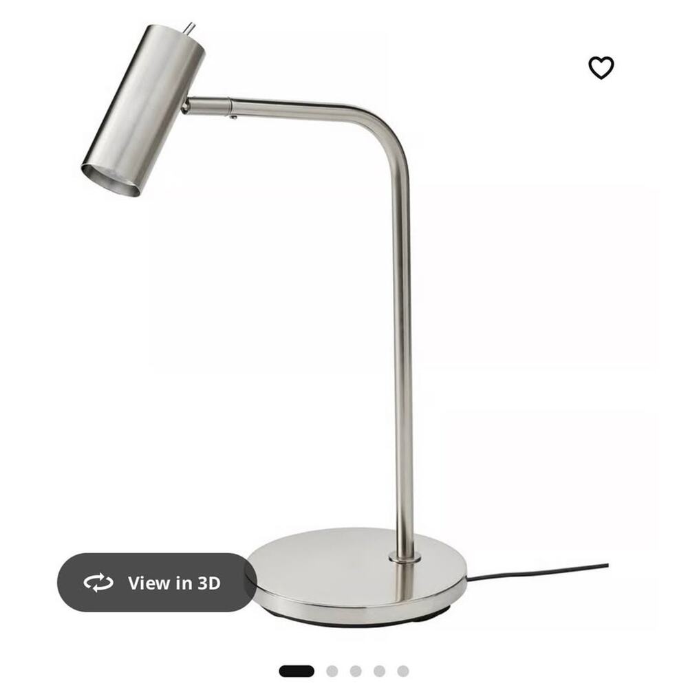 IKEA New Virrmo Table Lamp Silver
